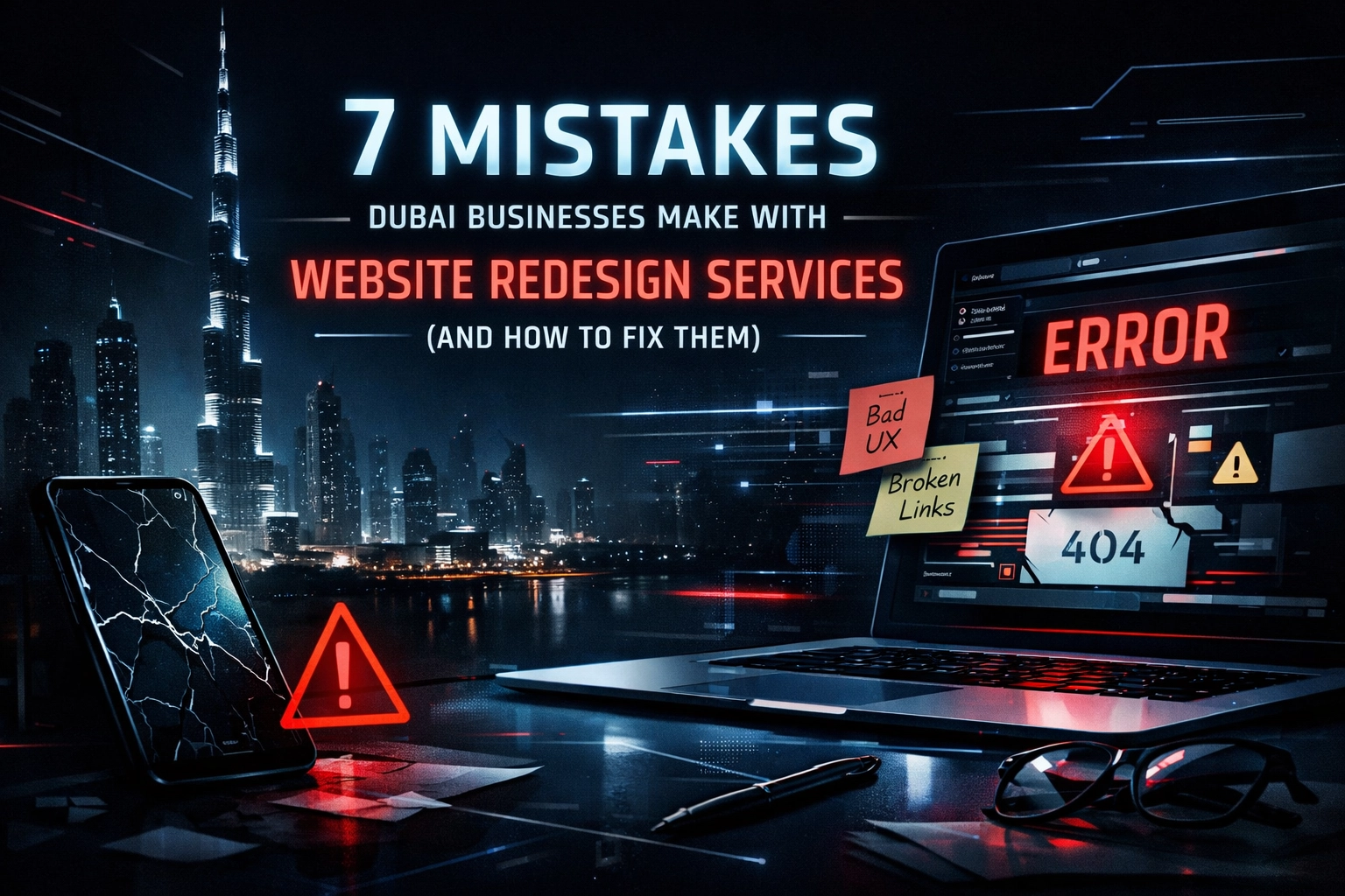 7 Mistakes Dubai Businesses Make with Website Redesign Services (And How to Fix Them)