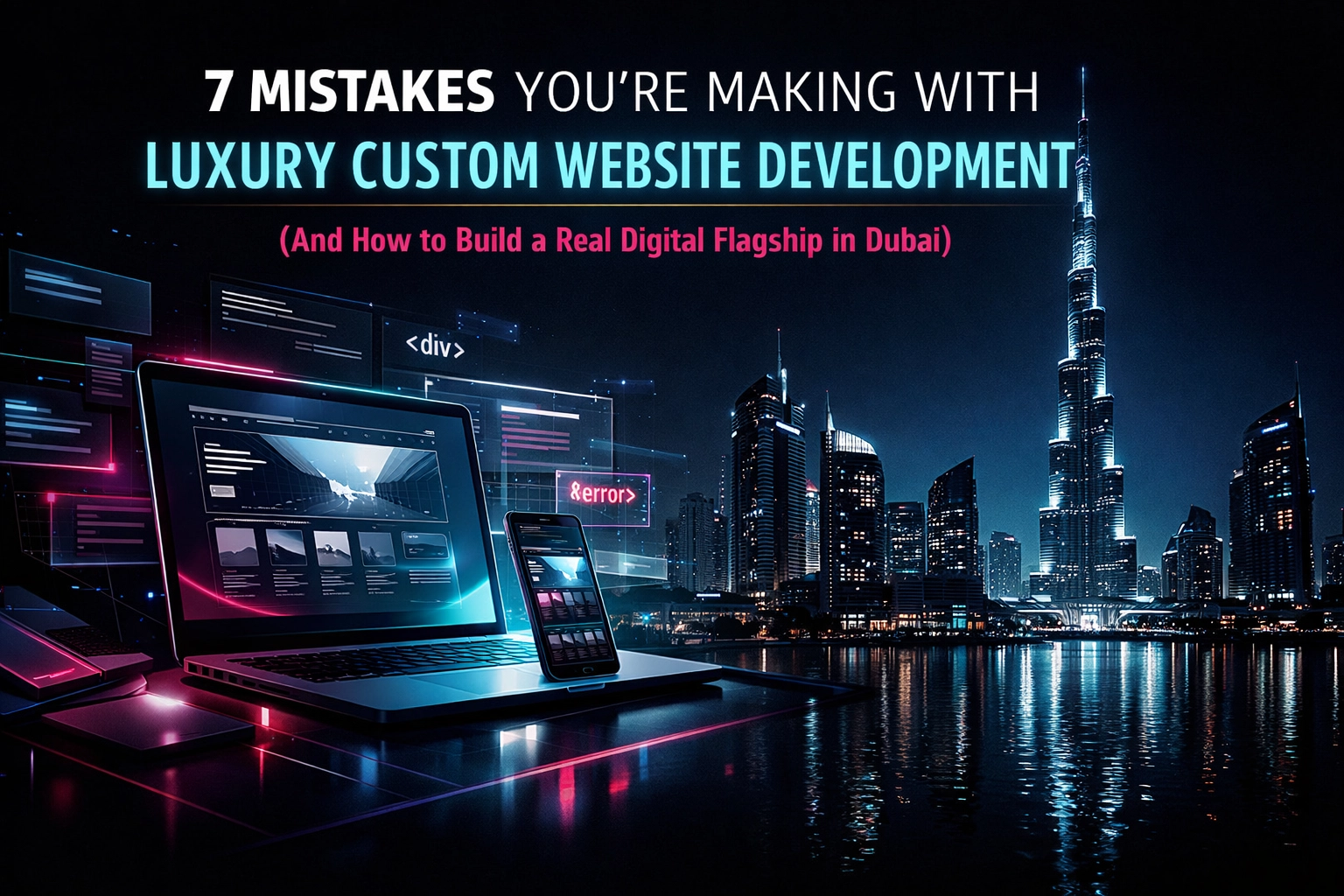 7 Mistakes You’re Making with Luxury Custom Website Development (And How to Build a Real Digital Flagship in Dubai)