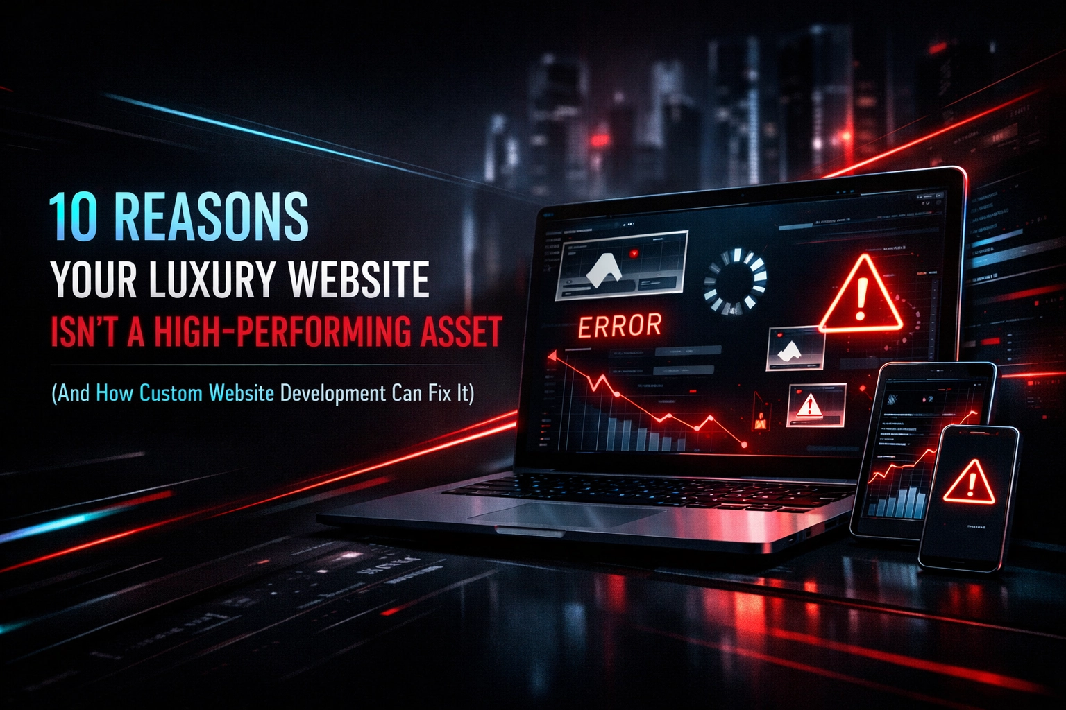 10 Reasons Your Luxury Website Isn’t a High-Performing Asset (And How Custom Website Development Can Fix It)