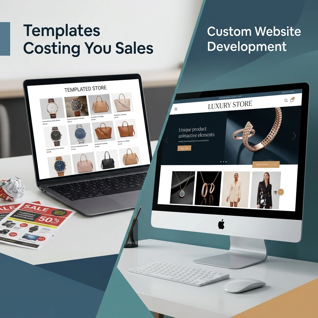 10 Reasons Your Luxury Store Needs Custom Website Development (And Why Templates are Costing You Sales)