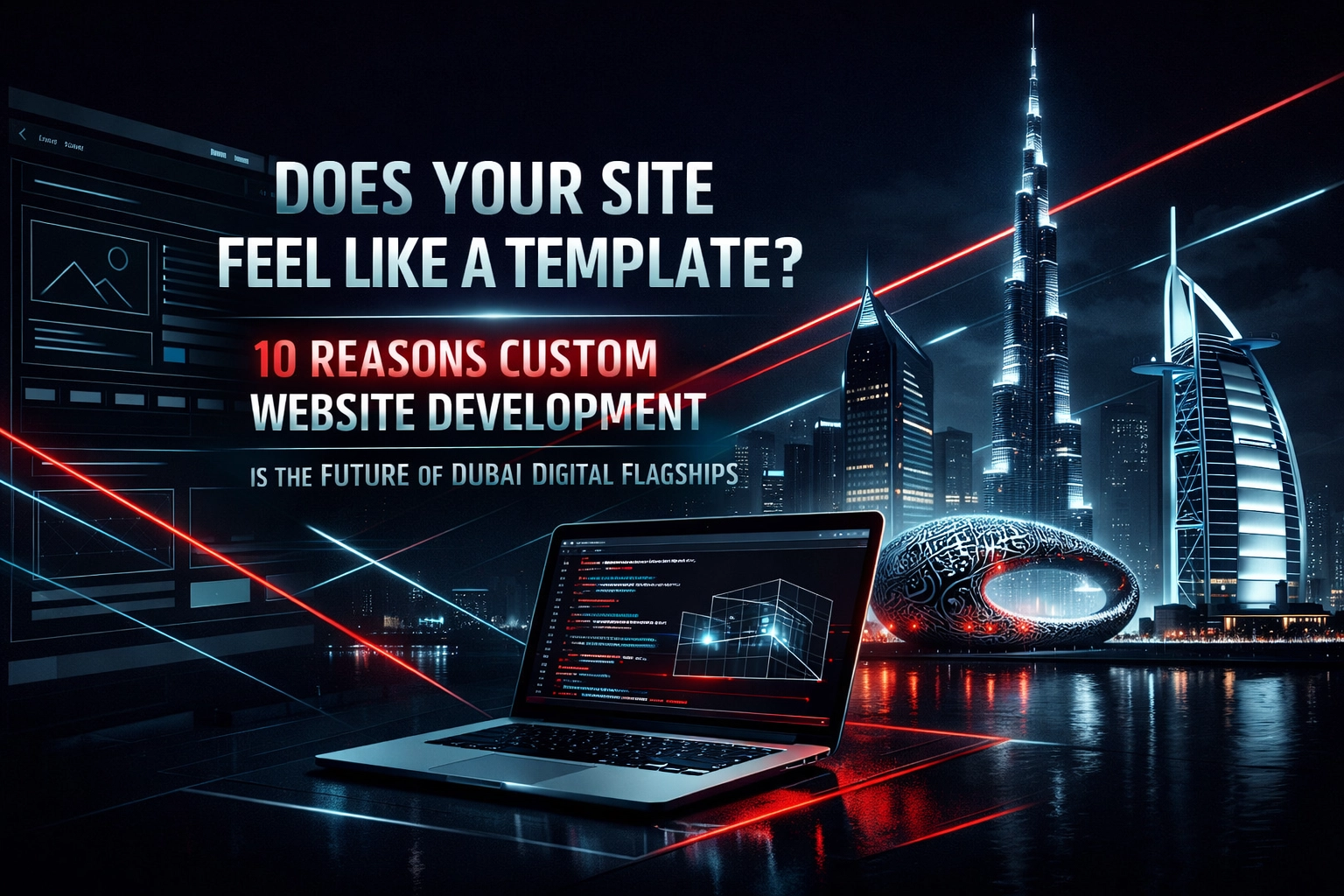 Does Your Site Feel Like a Template? 10 Reasons Custom Website Development is the Future of Dubai Digital Flagships
