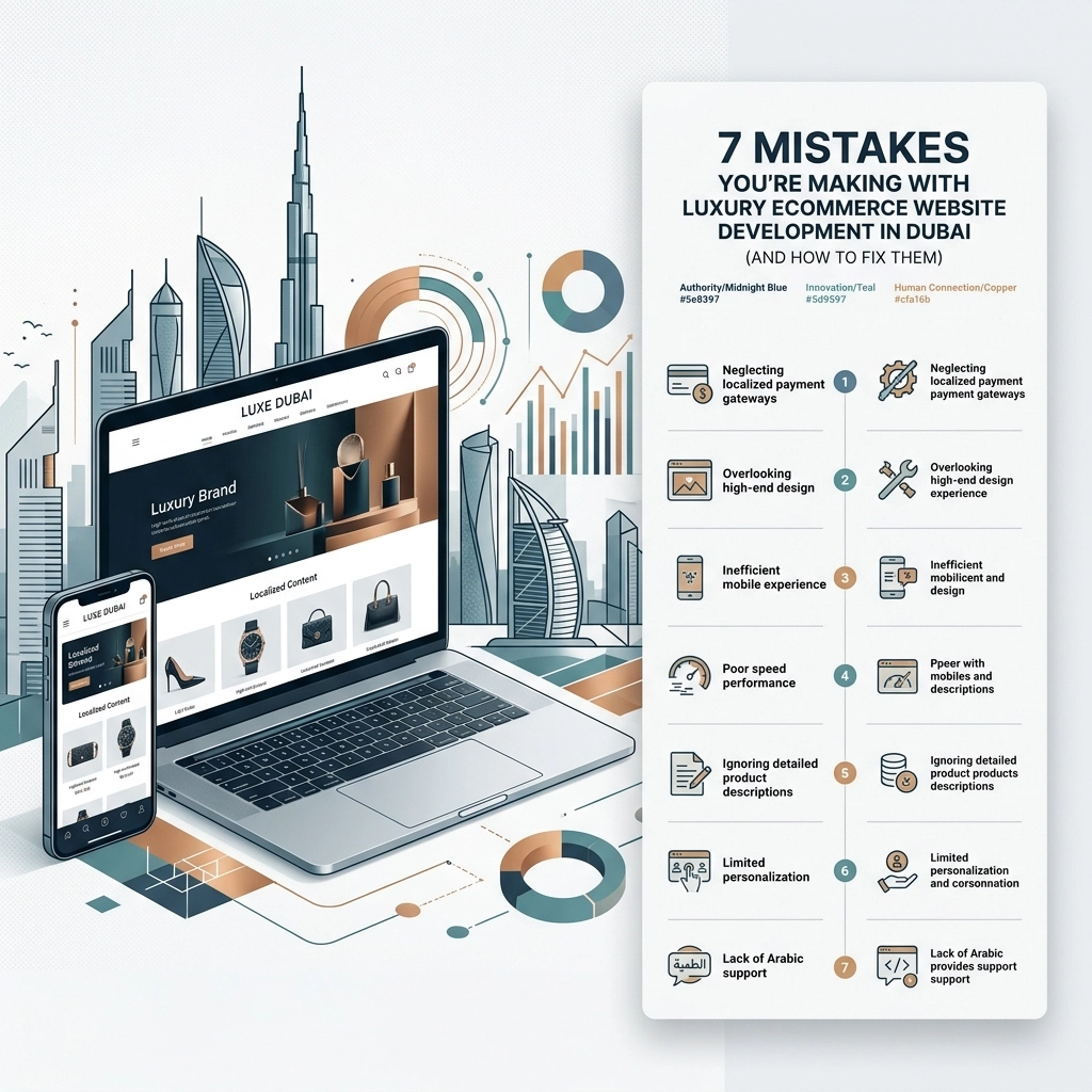 7 Mistakes You’re Making with Luxury Ecommerce Website Development in Dubai (and How to Fix Them)