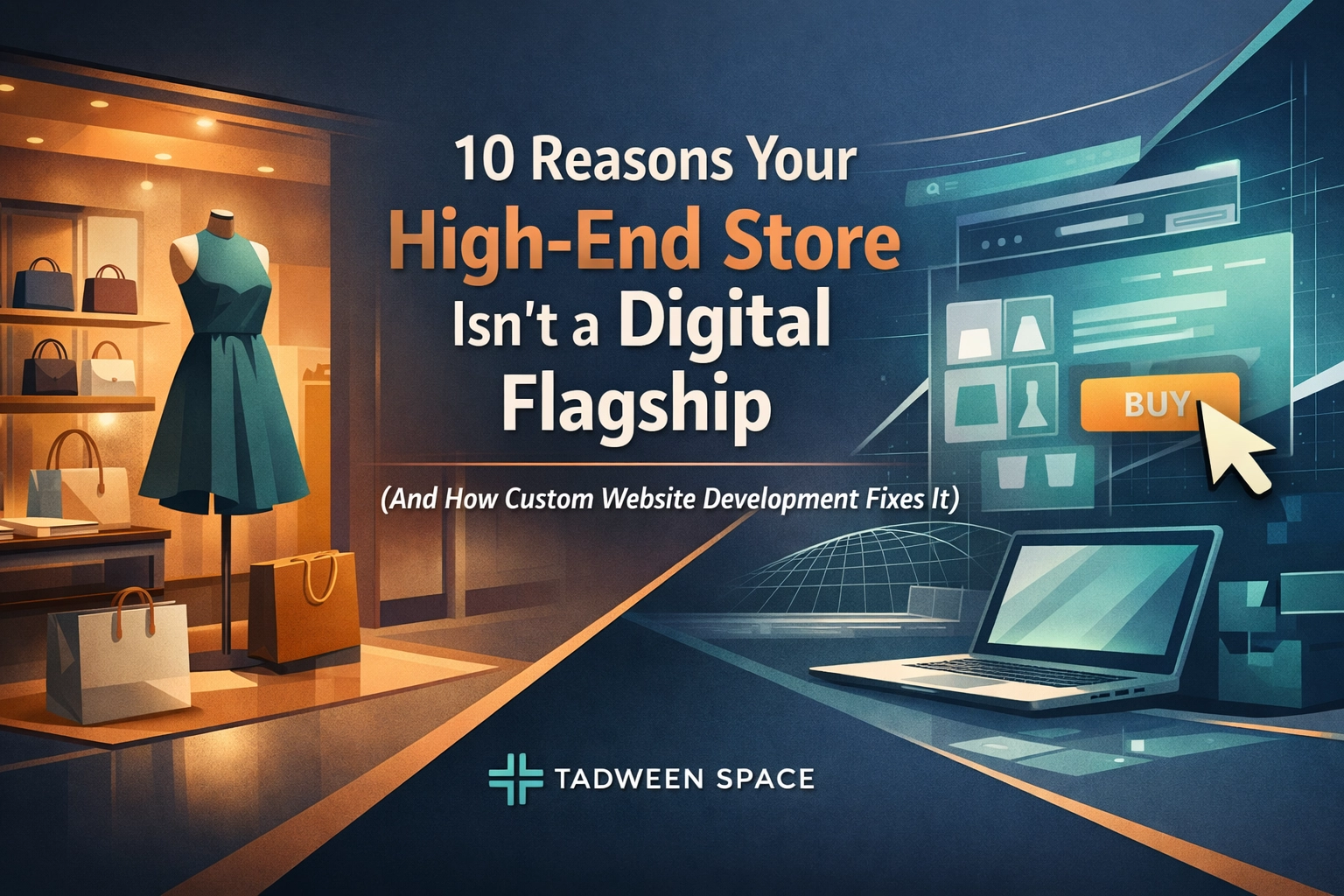 10 Reasons Your High-End Store Isn’t a Digital Flagship (And How Custom Website Development Fixes It)